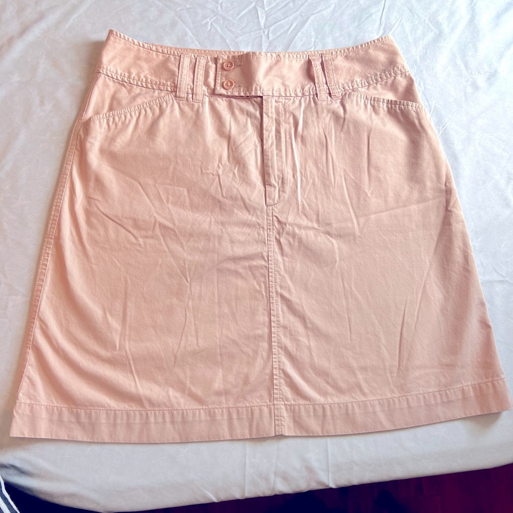 Gap 💯 cotton pink mini skirt woman’s size 12
